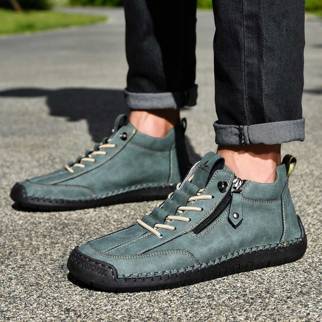 Margot Biarritz - Chaussures en nubuck avec zip pour homme