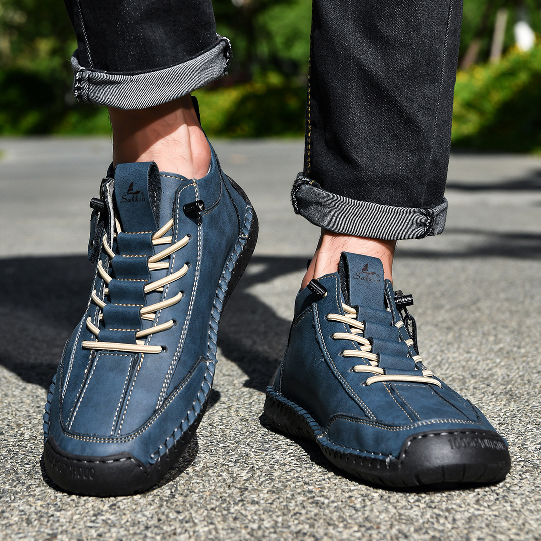 Margot Biarritz - Chaussures en nubuck avec zip pour homme
