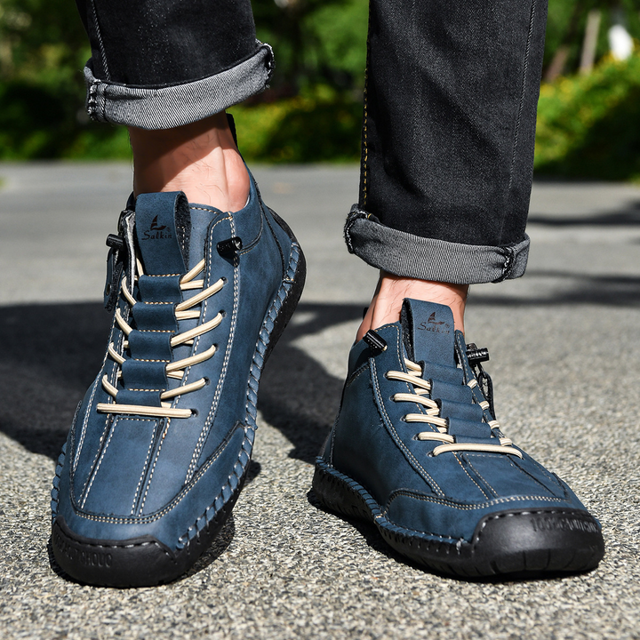 Margot Biarritz - Chaussures en nubuck avec zip pour homme