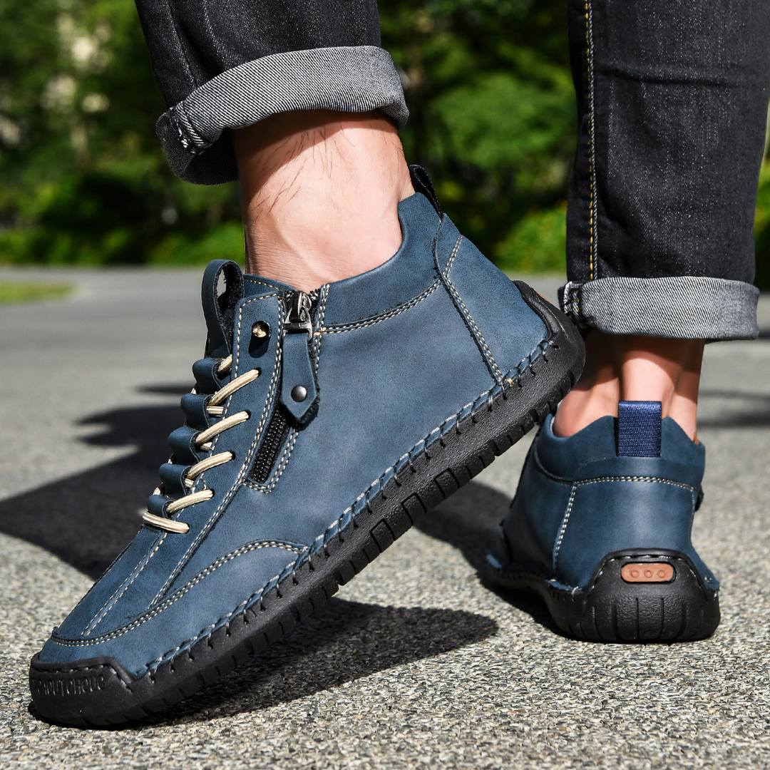 Margot Biarritz - Chaussures en nubuck avec zip pour homme