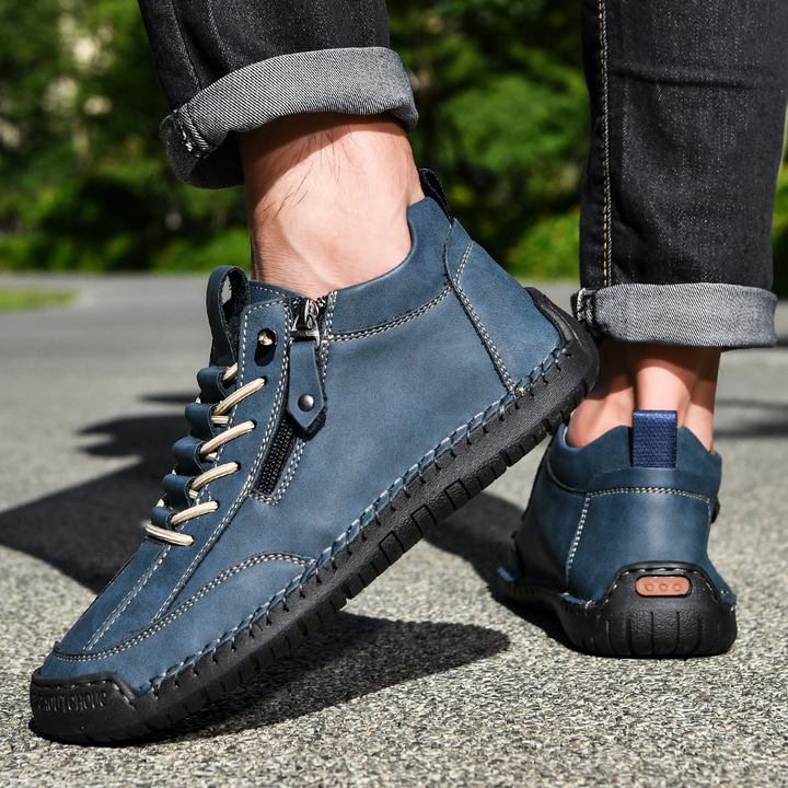 Margot Biarritz - Chaussures en nubuck avec zip pour homme