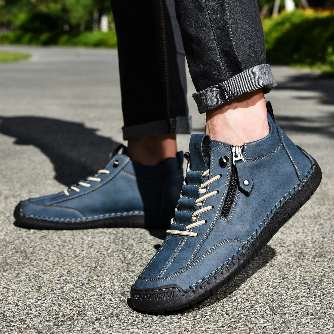 Margot Biarritz - Chaussures en nubuck avec zip pour homme