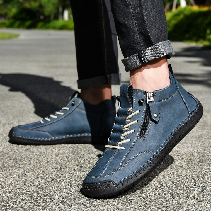 Margot Biarritz - Chaussures en nubuck avec zip pour homme