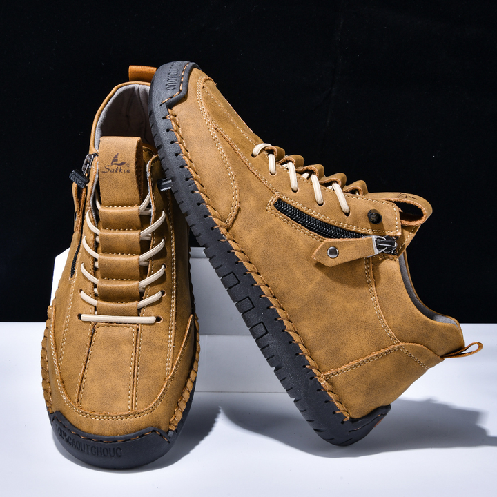 Margot Biarritz - Chaussures en nubuck avec zip pour homme