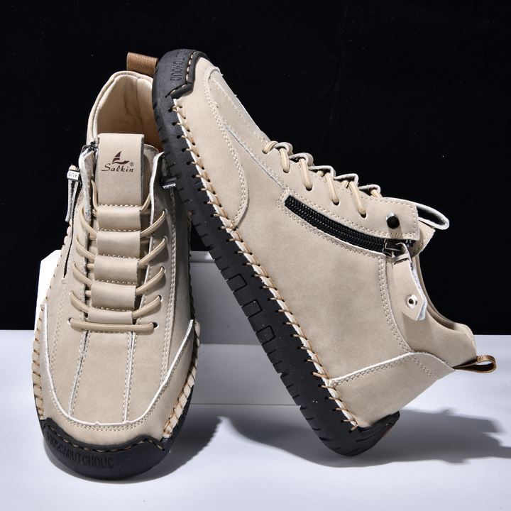 Margot Biarritz - Chaussures en nubuck avec zip pour homme