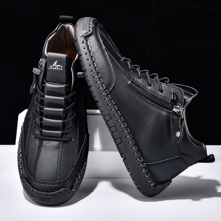Margot Biarritz - Chaussures en nubuck avec zip pour homme