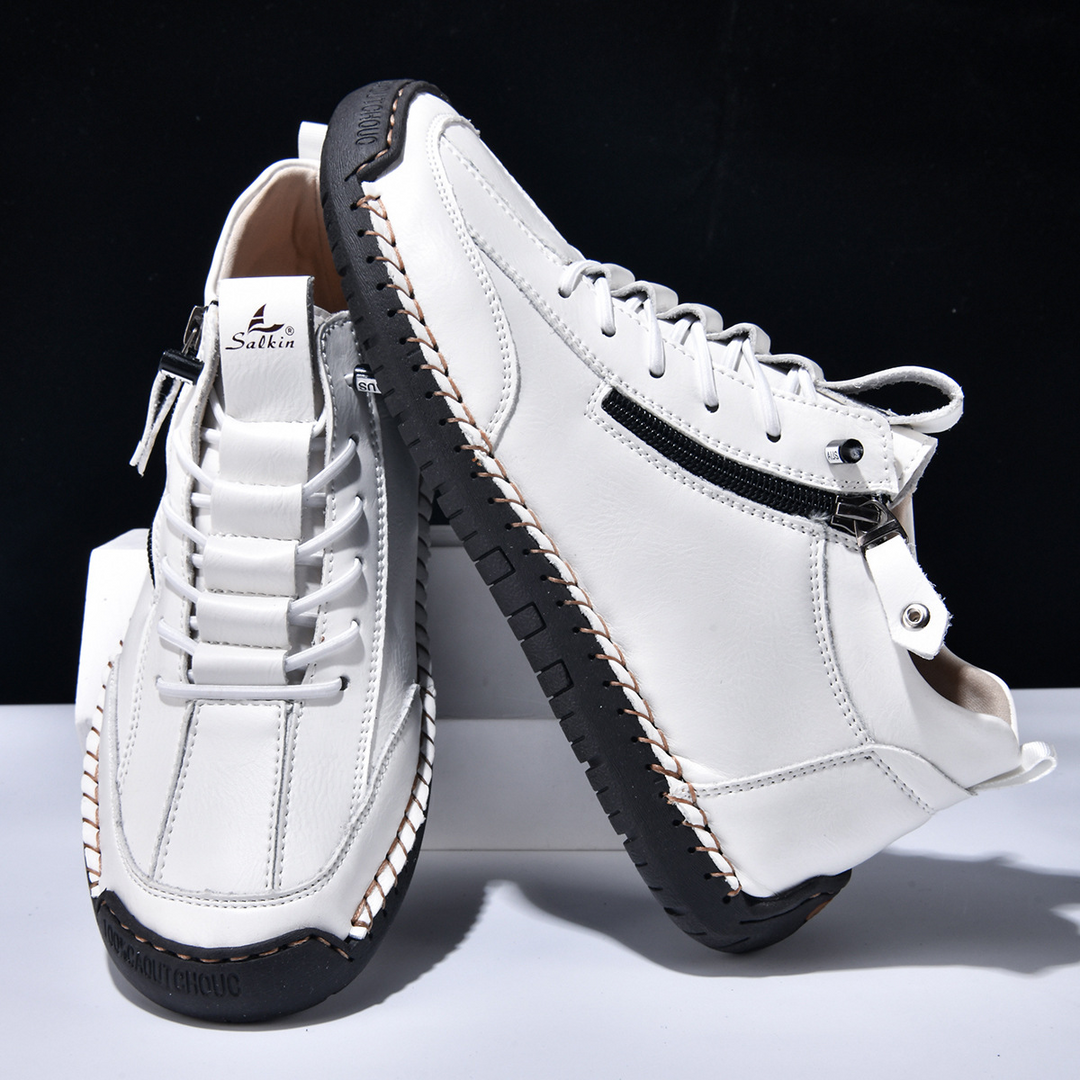 Margot Biarritz - Chaussures en nubuck avec zip pour homme