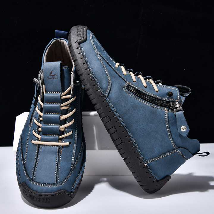 Margot Biarritz - Chaussures en nubuck avec zip pour homme