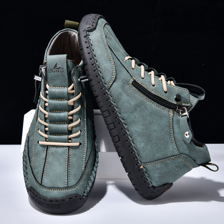 Margot Biarritz - Chaussures en nubuck avec zip pour homme