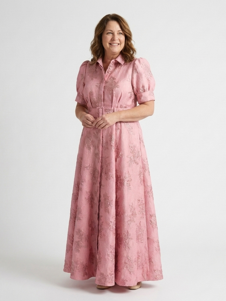 Margot Biarritz - Robe chemise maxi florale Xanthea