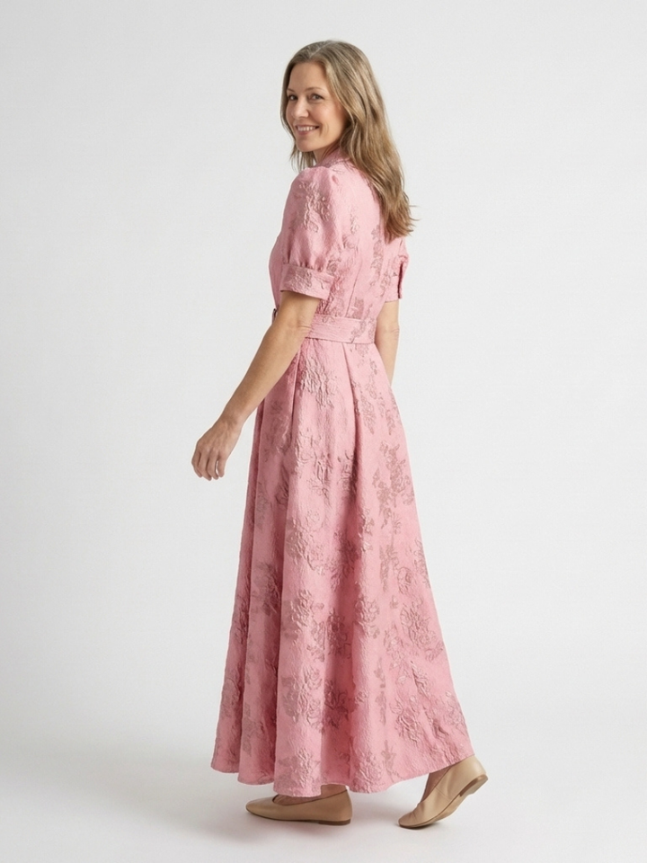 Margot Biarritz - Robe chemise maxi florale Xanthea