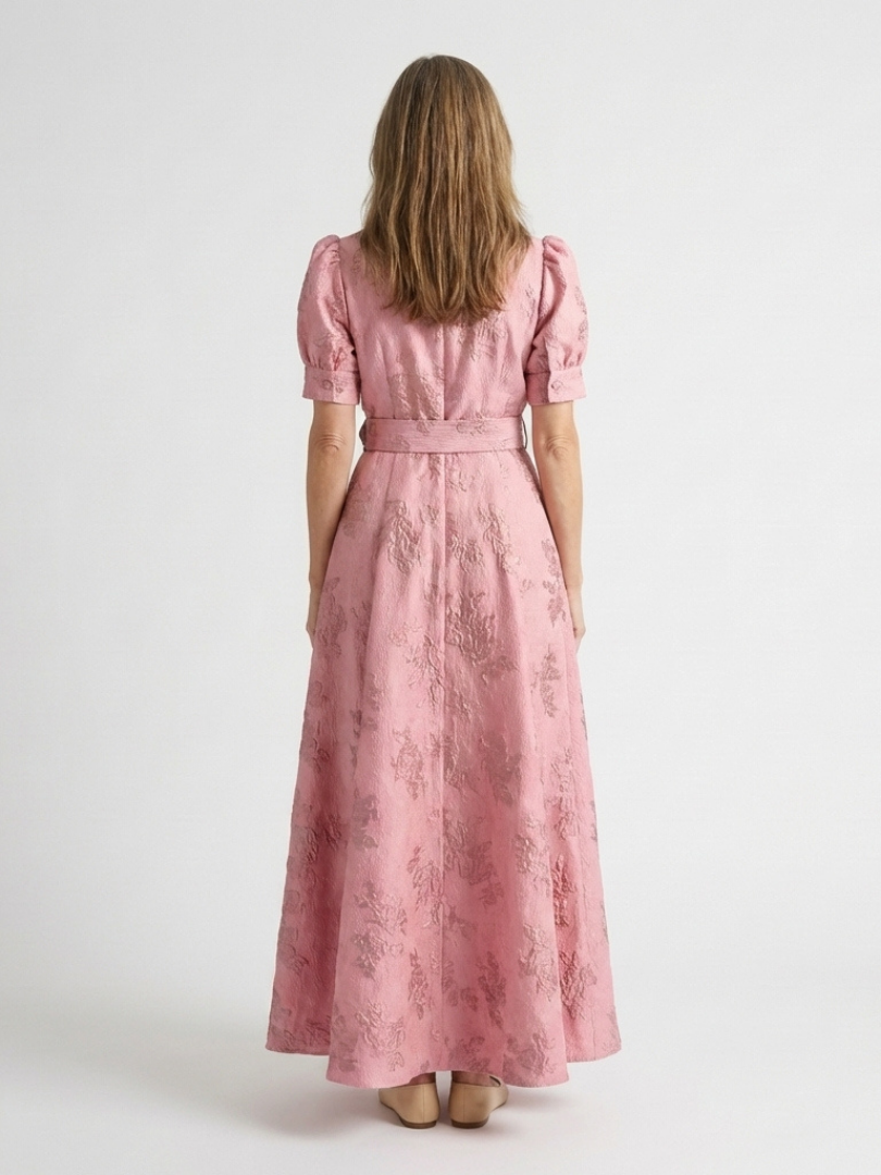 Margot Biarritz - Robe chemise maxi florale Xanthea