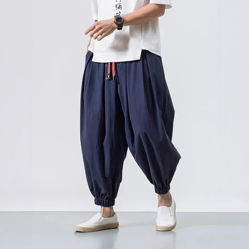 Margot Biarritz - Pantalons oversize en coton