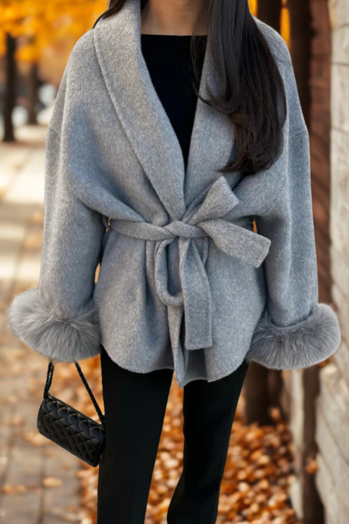 Margot Biarritz - Manteau en fourrure à manches