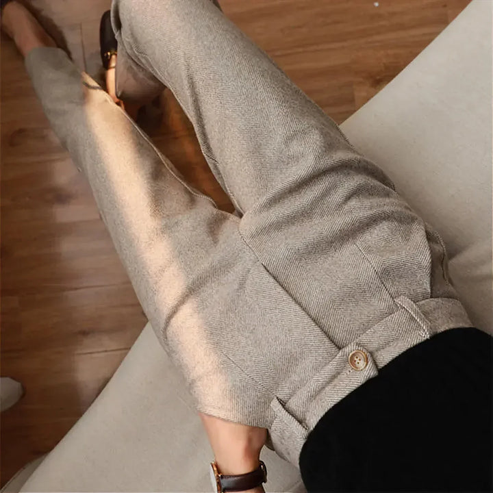 Margot Biarritz - Pantalons élégants en pure laine sur mesure