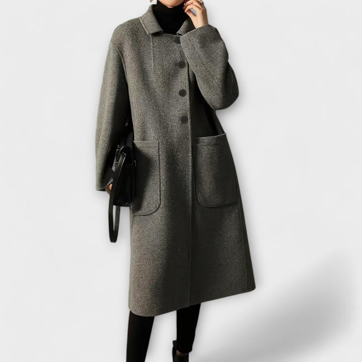Margot Biarritz - Manteau thermique à boutons doubles