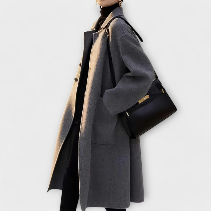 Margot Biarritz - Manteau thermique à boutons doubles