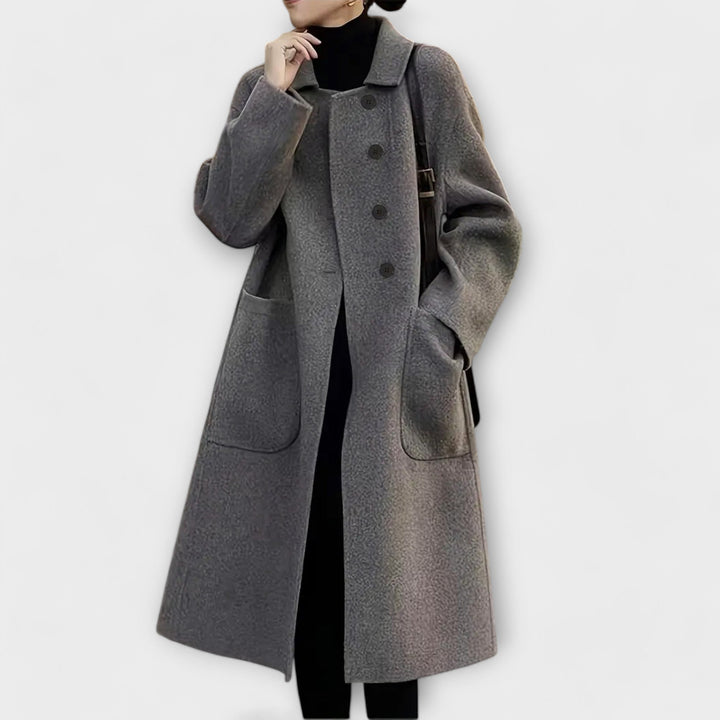 Margot Biarritz - Manteau thermique à boutons doubles