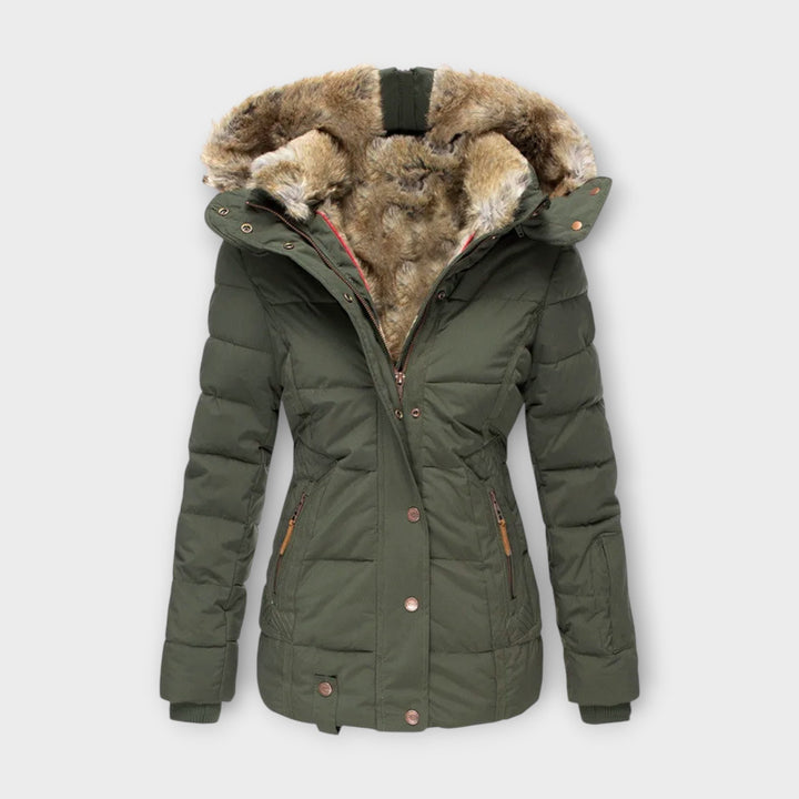 Margot Biarritz - Manteau confortable avec doublure en fourrure