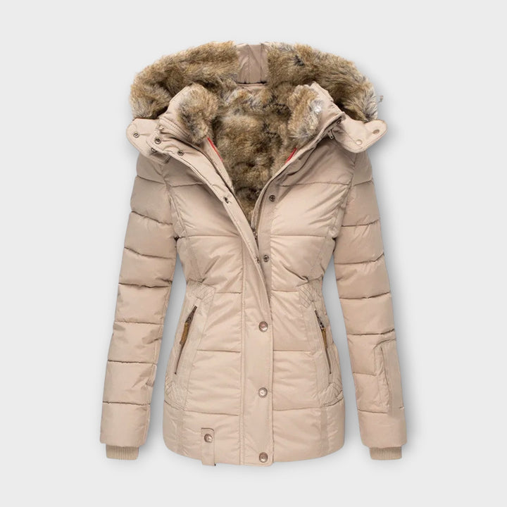 Margot Biarritz - Manteau confortable avec doublure en fourrure