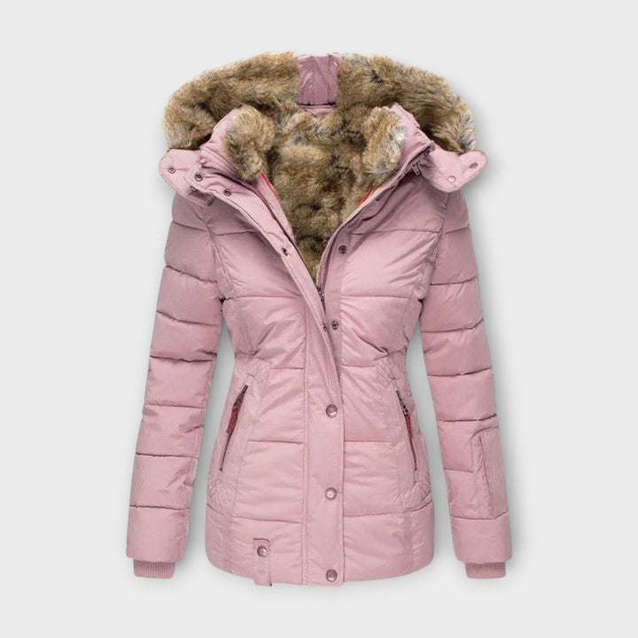 Margot Biarritz - Manteau confortable avec doublure en fourrure