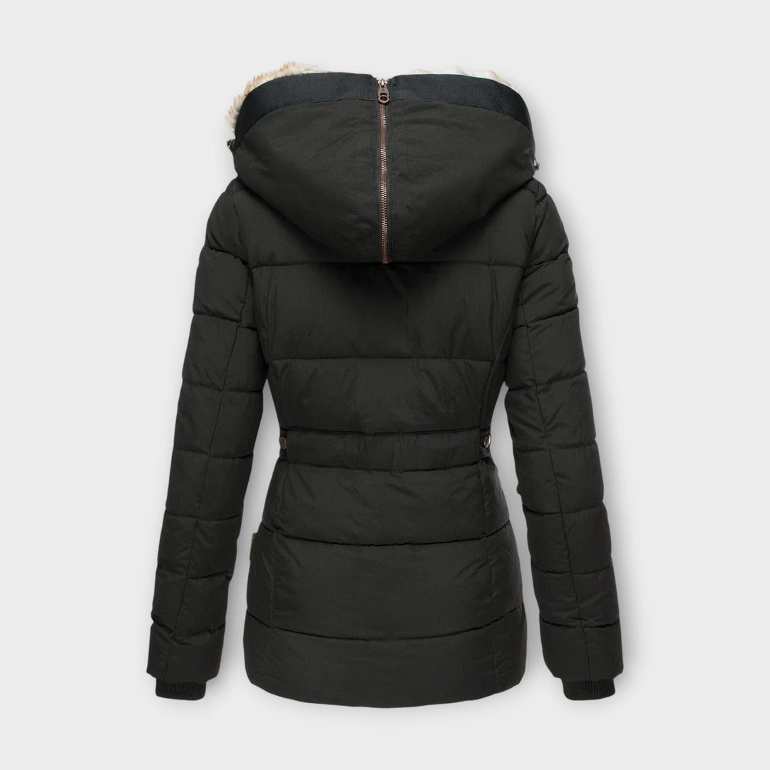 Margot Biarritz - Manteau confortable avec doublure en fourrure