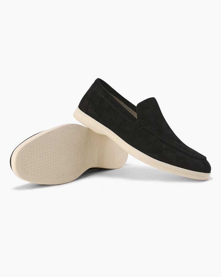 Margot Biarritz - Mocassins en cuir suédé