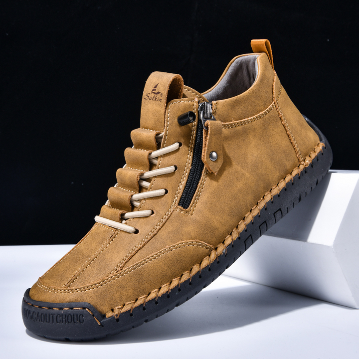 Margot Biarritz - Chaussures en nubuck avec zip pour homme