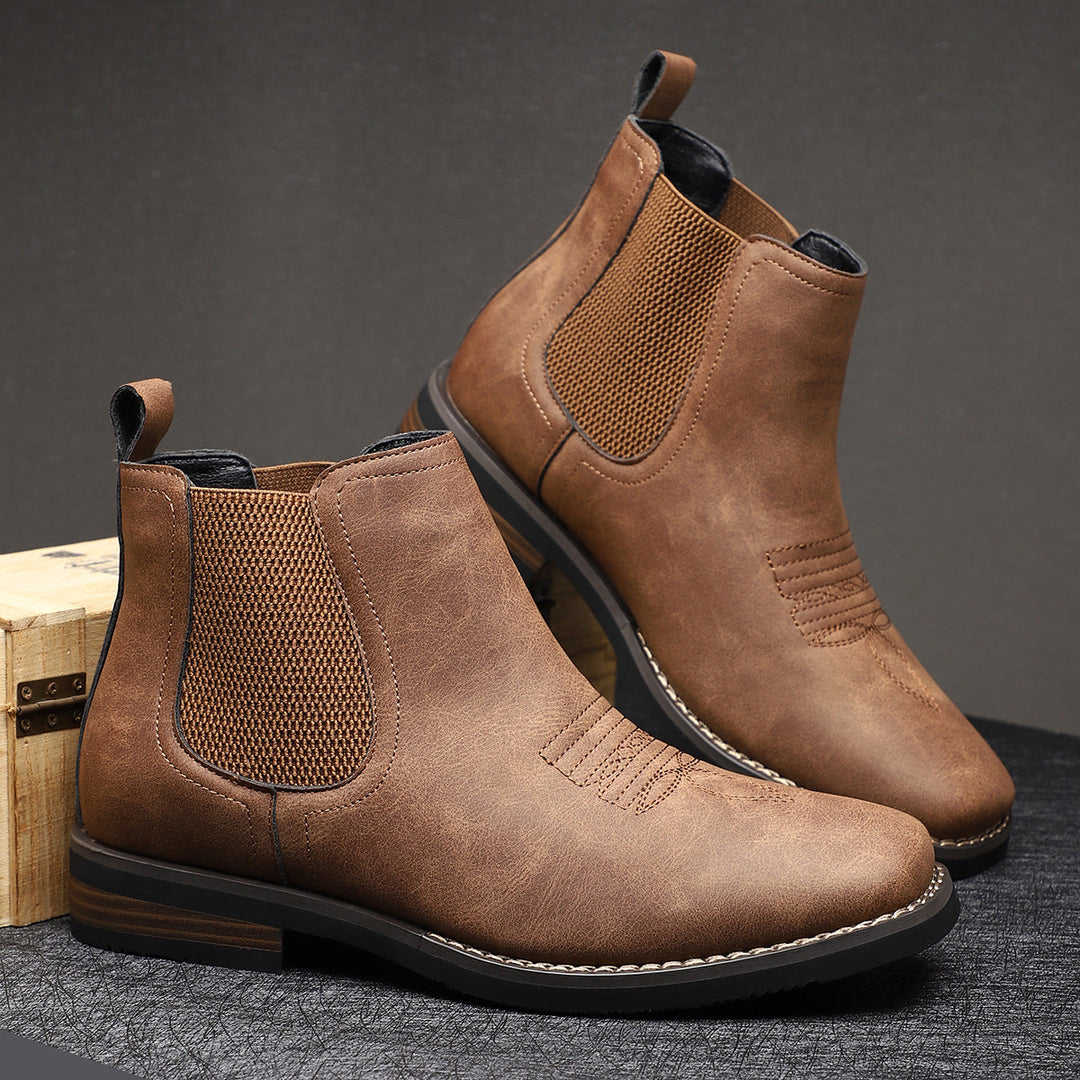 Margot Biarritz - Bottes classiques en cuir pour homme