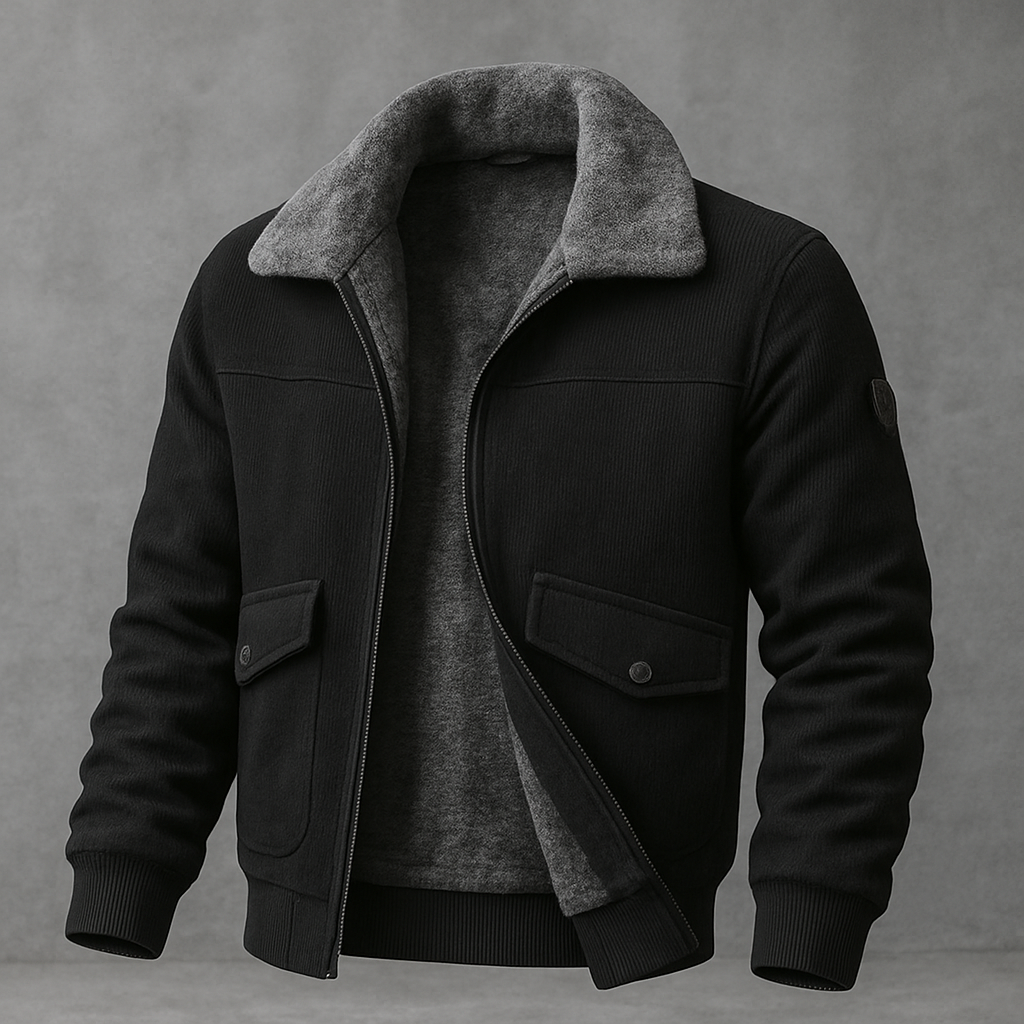 Margot Biarritz - Veste pour homme avec fausse fourrure
