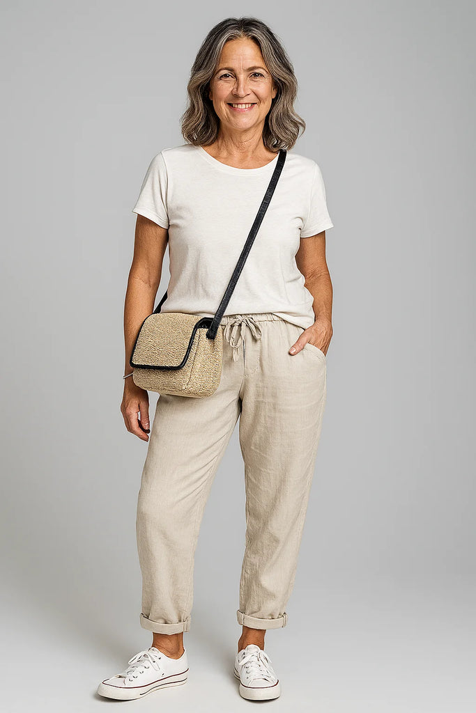 Margot Biarritz - Pantalon élégant en coton