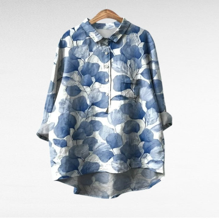 Margot Biarritz - Chemise Élégante à Motif Émilie