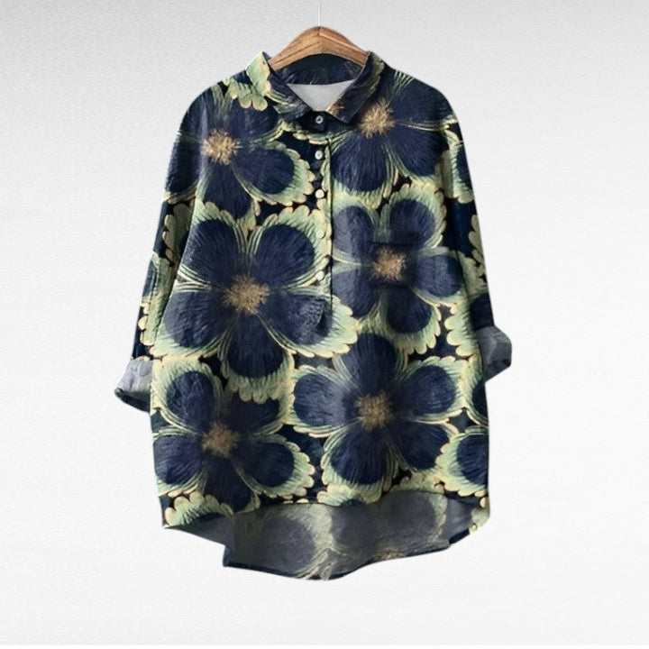 Margot Biarritz - Chemise Élégante à Motif Émilie