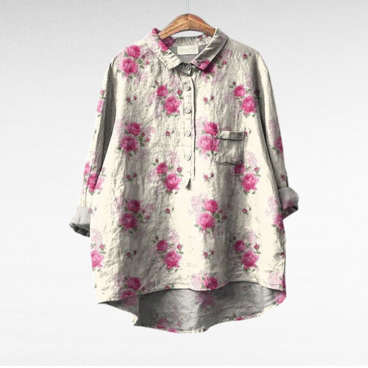 Margot Biarritz - Chemise Élégante à Motif Émilie