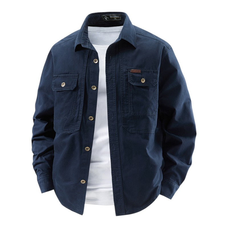 Margot Biarritz - Chemise utilitaire à manches longues pour homme