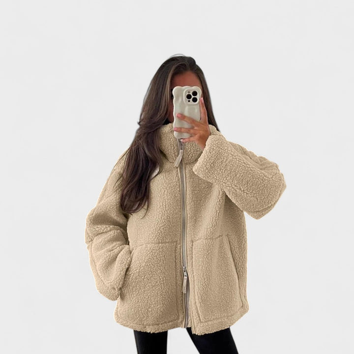 Margot Biarritz - Manteau oversize avec col montant