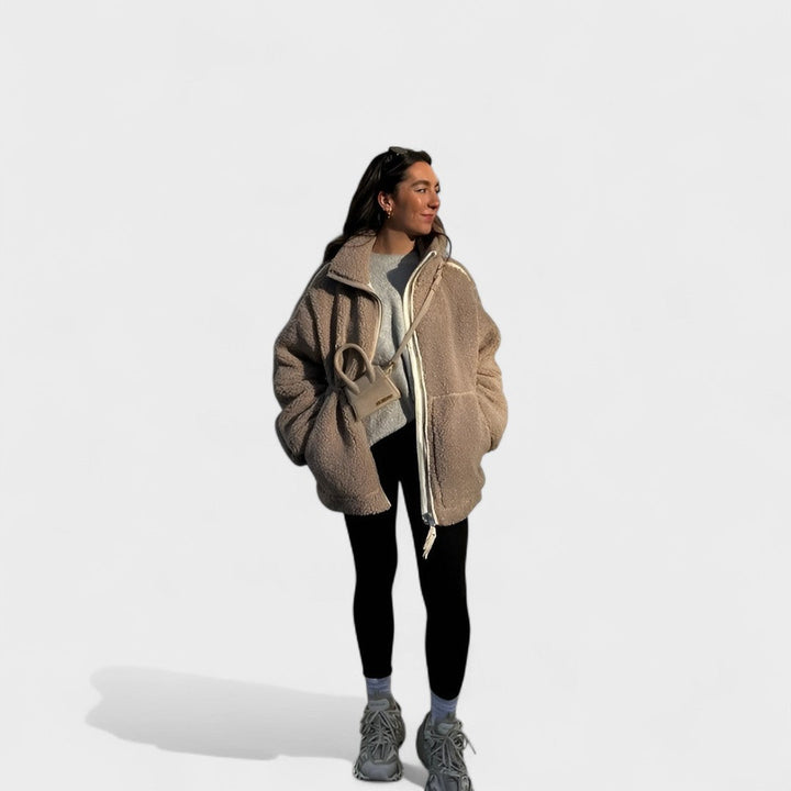 Margot Biarritz - Manteau oversize avec col montant
