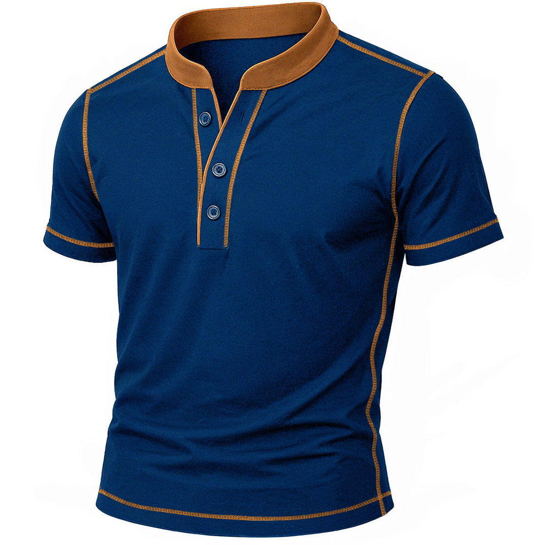 Margot Biarritz - Chemise Henley avec bord ember