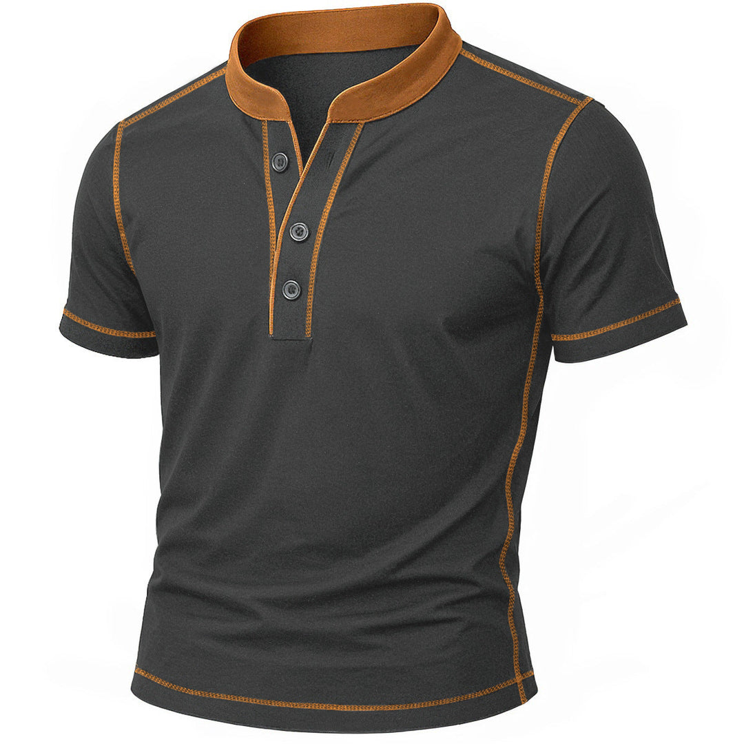 Margot Biarritz - Chemise Henley avec bord ember
