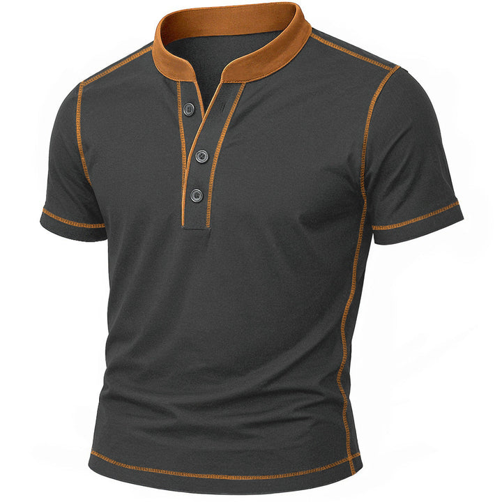 Margot Biarritz - Chemise Henley avec bord ember
