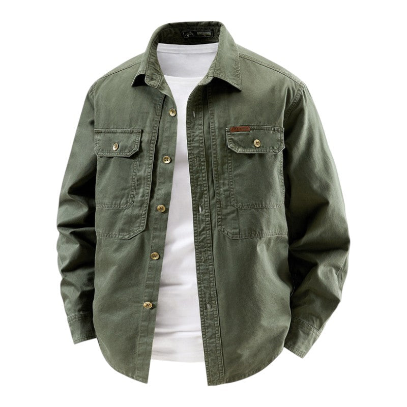 Margot Biarritz - Chemise utilitaire à manches longues pour homme