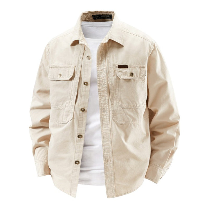 Margot Biarritz - Chemise utilitaire à manches longues pour homme