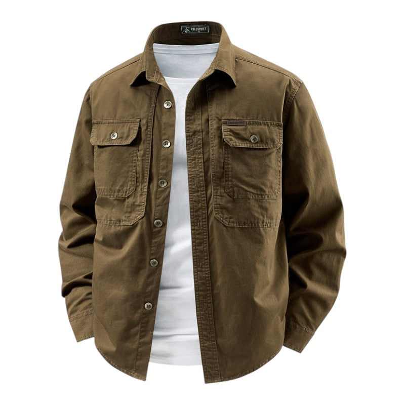 Margot Biarritz - Chemise utilitaire à manches longues pour homme