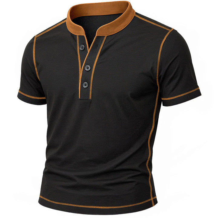 Margot Biarritz - Chemise Henley avec bord ember