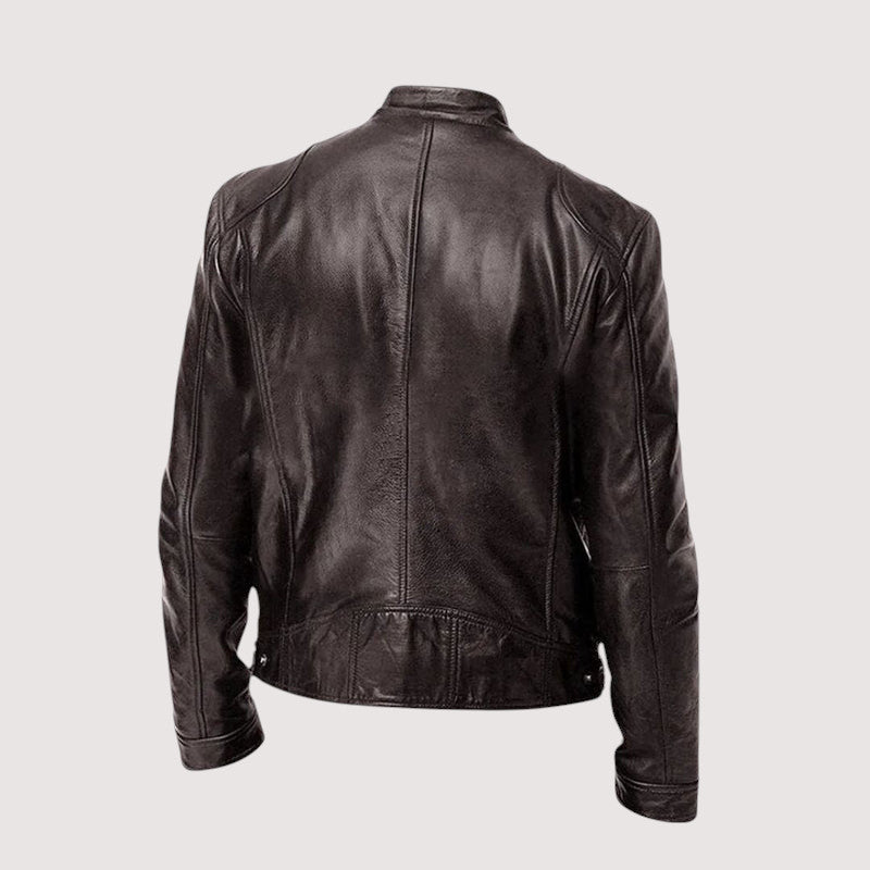 Margot Biarritz - Veste en cuir haut de gamme élégante pour homme
