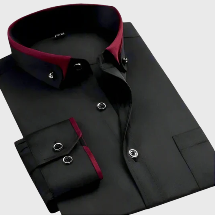 Margot Biarritz - Chemise classique à manches longues pour homme