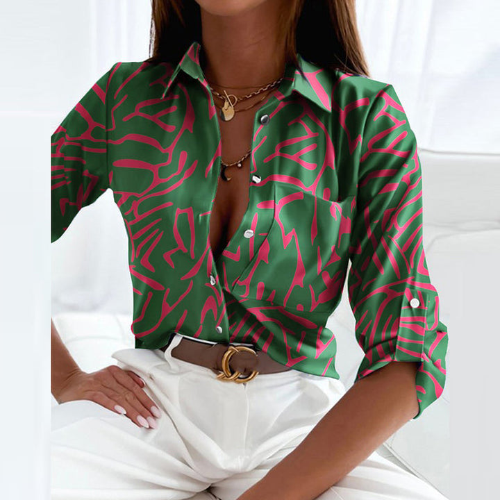 Margot Biarritz - Blouse Élégante avec Col Emmy