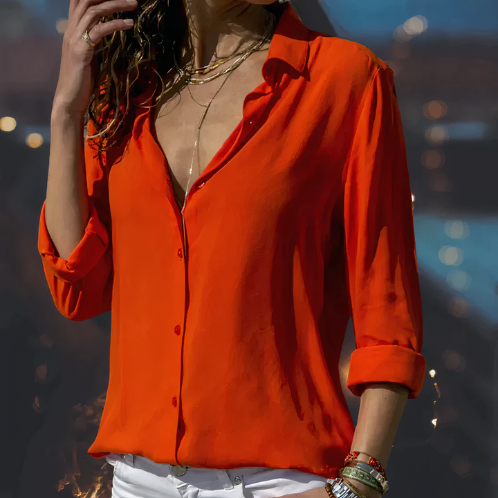 Margot Biarritz - Blouse en Chiffon Élégante Yasmine