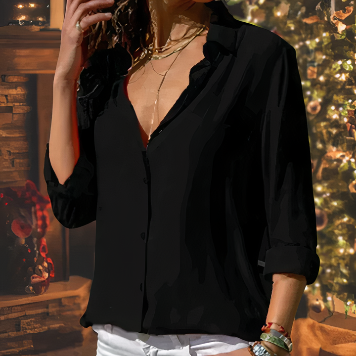 Margot Biarritz - Blouse en Chiffon Élégante Yasmine