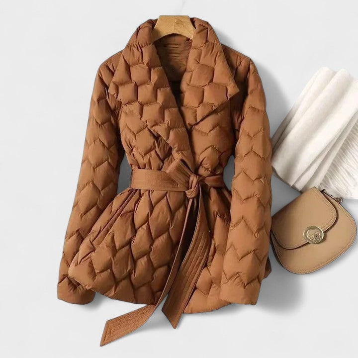 Margot Biarritz - Manteau Élégant avec Ceinture